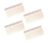 4 Piezas De Accesorios Para El Cabello Para Mujeres, Accesorios Para El Cabello Elees Y Simples, Peine Para El Cabello De Perlas, Accesorios Para La Decoración Del Peinado.