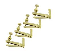 4 piezas de afinador fino para violín, ajustador de cuerda de violín, tornillo de afinación, ajustadores de metal, fácil de instalar, spinner de metal
