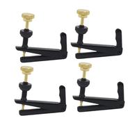 4 piezas de afinadores finos de metal para violín de repuesto, ajustador de cuerda de violín, tornillo de afinación, piezas de instrumentos musicales, hilandero de cuerda de metal