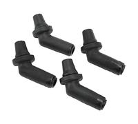 4 Piezas de Ajuste de Manguera de Drenaje de Techo Solar de Coche, Conector de Tubo de Drenaje de Techo Solar EEH500100 Reemplazo de Goma Negra para Sport LR3 LR4 Sistemas de emisiones