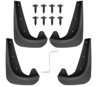 4 piezas de aletas para salpicaderos de coche, guardabarros universales deportivos para ruedas delanteras y traseras, accesorios exteriores para coche, auto, furgoneta, SUV, camiones, sedán