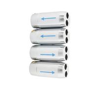 4 Piezas De Aluminio Y Altavoces Divisores De Sonido Enchufe Cable Alimentación Enchufe Fácil Instalación Conector Divisor para Altavoces Accesorios Cine En Casa