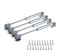 4 piezas de amortiguador de gas con resorte hidráulico para puerta de 20/30/40/50/60/80/100 N, amortiguador de gas para elevación y soporte de puerta de armario, bisagra de apertura suave con