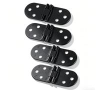 4 piezas de bisagras negras para armario, bisagras para armario y muebles, bisagra para puerta de armario para puerta de armario, accesorio de hardware