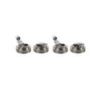 4 Piezas de Boca Ancha Mason Jar Tapa de Caño de Vertido de Acero Inoxidable, Tapas de Tarro de Masón Reutilizables para Tarros de Masón de Boca