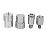 4 piezas de botón Snap Botton Die, presione el botón Die Kits de reemplazo de la máquina de presión de acero inoxidable de acero inoxidable para 831 12 mm 15 mm 21.5 mm 21.5 mm
