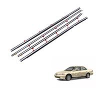 4 piezas de burlete de ventana de coche para Accord 1998 1999 2000 2001 2002, sello de ventana de coche, cinta de moldeo autoadhesiva, accesorios de burlete