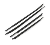 4 Piezas de burletes Exteriores para Ventanas Toyota Hilux Revo Pick Up MK8 de 4 Puertas (2016-2023)