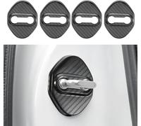 4 Piezas de Cerradura de Puerta de Coche, Protector de Pantalla para Nissan Qashqai Guard Latch Cap Adhesivo Hebilla