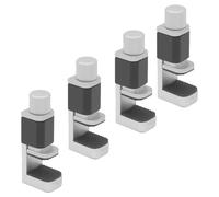 4 piezas de clip de metal ajustable para reparación de pantallas LCD de teléfonos móviles.