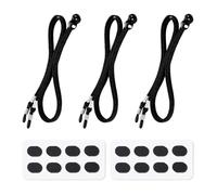 4 Piezas De Cordones Para Gafas y 2 Pares De Almohadillas Para La Nariz - Ajustables y Antideslizantes - Accesorios De Lectura