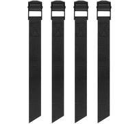 4 piezas de correas de amarre de 50 cm, correas de amarre resistentes Caianwin con capacidad de carga de 250 kg, correa de raquete para portaequipajes con hebillas ajustables, correas tensoras con