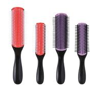 4 Piezas De Cresta De Plástico, Cepillo De Cabello Especial Para Cabello Rizado, Peine Resistente A La Alta Temperatura, Escala De Aire De Masaje, Herramienta De Producción De Estilo De Cabello.