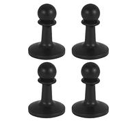 4 piezas de cubierta protectora para acampar al aire libre, toldo para tienda de campaña, postes de protección, color negro