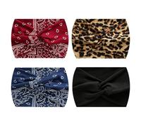 4 Piezas De Diadema De Corte Ancho, Diadema Elástica Para Mujeres, Accesorios Para El Cabello De Moda Y Personalizados, Accesorios De Atuendos, Accesorios De Peinado.