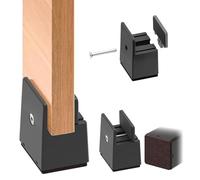 4 piezas de elevación de muebles de 5 cm, elevación de mesa ensanchada para anchos de 10-50 mm, elevación de silla ajustable con abrazadera de tornillo, elevador de muebles, elevador de sofá, elevador