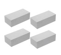 4 piezas de espuma floral seca para ladrillos húmedos, bloques de floristería grises, arreglos florales