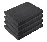 4 piezas de espuma para caja de herramientas, esponja absorbente de golpes, inserto de corte para estuche de vuelo duro, organizadores de herramientas, acolchado absorbente de golpes