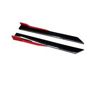 4 Piezas de Extensiones universales de faldones Laterales de 41 Pulgadas (Rojo y Negro) para A3(Black Red)