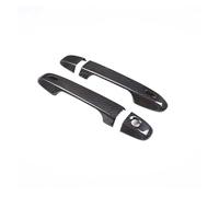 4 piezas de fibra de carbono para manija de puerta lateral exterior de coche, cubierta embellecedora compatible con Toyota 86 / Subaru BRZ 2012-2022