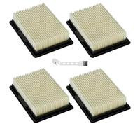 4 piezas de filtros accesorios para Bosch GAS 12 V Professional & EasyVac 12 batería aspiradora de mano filtro de repuesto repuesto (sustituye a 2607432046)