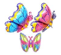 4 Piezas De Globos De Mariposa, Globos De Juguete para Niñas, Pareja De Cumpleaños para Niños, Arreglo De Escenas De Fiesta.