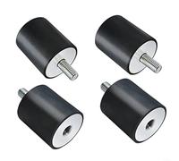 4 piezas de goma de choque de montaje para Wacker Neuson placa vibratoria compactador WP1540 WP1550 VP1135 VP1340 VP1550 VP2050 rendimiento duradero