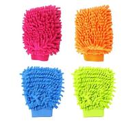 4 Piezas De Guantes De Limpieza De Automóviles, Herramientas De Limpieza De Automóviles, Suministros De Lavado De Automóviles, Accesorios para El Cuidado del Automóvil.