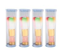 4 piezas de herramienta para quitar polvo de manicura, cepillo removedor de polvo para uñas con cerdas suaves y engrosadas, mango colorido con diamantes de imitación, cepillo