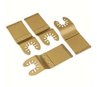 4 Piezas de Hojas de Sierra Oscilante de Diamante, Juego de Hojas de para Herramientas Multiusos para Remover Lechada de Azulejos, , y Albañilería, Corte y
