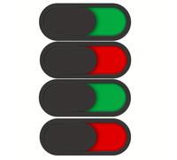 4 Piezas de Letrero Indicador de Puerta: Libre/Ocupado - para Baño, Oficina, Hogar y Hotel