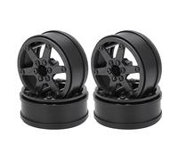 4 piezas de llantas de fibra de carbono para RC, compatibles con SCX10, TRX4 y TRX6; llantas de repuesto para vehículos todoterreno a escala 1/10; diseño ligero y de alta (Un estilo)