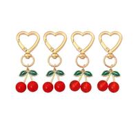 4 Piezas De Llavero Cole De Cereza, Regalos Navideños Creativos, Coles De Instrumentos Musicales De Equipaje, Regalos Conmemorativos para Amigos Y Compañeros De Clase.