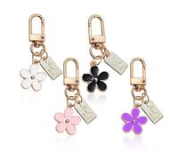 4 Piezas De Llavero De Flores, Lindo Llavero Dulce, Cole De Bolsas, Decoración Creativa.