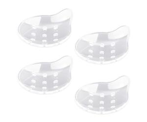 4 Piezas De Máscara De Ojo Transparente Poroso, Accesorios De Plástico Simples Y Creativos, Cubierta De Protección De Los Ojos Multifuncional, Accesorios De Protección Para Los Ojos.