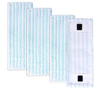 4 Piezas de Mopa para Leifheit Clean Twist M Ergo 2.0, 2 Tipos de Sistema de Microfibra Funda de Repuesto para Todos Los Suelos, Absorción de Agua Eficiente, Fuerte Descontaminación
