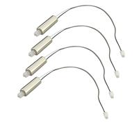 4 piezas de motor eléctrico profesional para E58 S168 Cuadricóptero plegable, piezas de repuesto para aviones de control remoto, piezas de repuesto para cuadricóptero