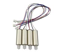 4 piezas de motor eléctrico profesional para E58 S168 Cuadricóptero plegable, piezas de repuesto para aviones de control remoto, piezas de repuesto para cuadricóptero