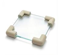 4 Piezas de Muebles de bebé Esquina Parachoques Seguridad Mesa Escritorio Esquina Borde U Protector Protector cojín suavizante (Gris) AISMI