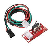 4 piezas de panel control mecánico tope final for impresora 3D, interruptor límite RAMPS 1. con cable conexión 3 pines y 70 cm