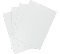 4 piezas de papel de fibra cerámica de alta temperatura - Material aislante for juntas de hornos y calderas - 20 x 30 cm(Thick: 4mm)