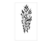 4 Piezas De Pegatinas De Tatuajes De Hierbas, Pegatinas De Tatuajes De Jugo Impermeables De Plantas Semipermanentes, No Reflectantes, Duraderas Y No Se Pueden Lavar