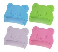 4 Piezas De Peine De Cabello Fetal De Oso, Peine De Sombrero De Cuna, Lindo Peine De Dientes, Números De Bebé, Peine De Pelo De Plástico Simple, Peine De Cabello Recién Nacido.
