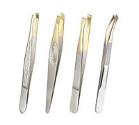 4 Piezas De Pinzas De Acero Inoxidable, Herramientas De Recorte De Cejas, Pinzas Multifuncionales, Herramientas De Sujeción, Herramientas Duraderas De Pinzas.