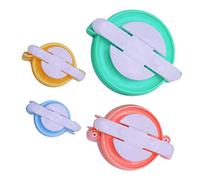 4 Piezas de Pompones de Diferentes Tamaños, Juego de Herramientas para Hacer Pompones para Proyectos de Manualidades de Hilo de Lana, Fabricante de Pompones para Colgantes de