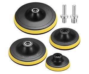 4 piezas de pulido atornillador inalámbrico, accesorio de amoladora angular, almohadillas, 75 mm, 100 mm, 12 mm, 150 mm, disco para coche, pulidora, taladro, esponjas