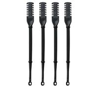 4 piezas de recortador de pelo de nariz manual multifunción giratorio de 360 grados, cortador de pelo nasal, depilador de nariz, recogedor de orejas, regalos