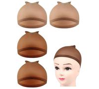 4 Piezas De Red De Cabello Elástico De Nylon, Accesorios De Peinado Clásico, Medias Multifuncionales, Universal Para Hombres Y Mujeres, Accesorios De Pelucas.