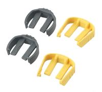 4 piezas de repuesto para lavadora a presión C-Clips para modelos Karcher K2 K3, bloqueo de manguera de liberación rápida, clips C, piezas de repuesto 2 amarillos 2 grises