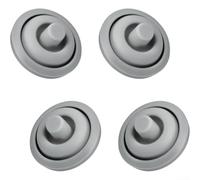 4 piezas de sellado de olla a presión para juego de anillos, junta de silicona de repuesto para WMF Perfect Plus, arandela de sellado de tapa gris con válvula de seguridad almohadilla de goma para